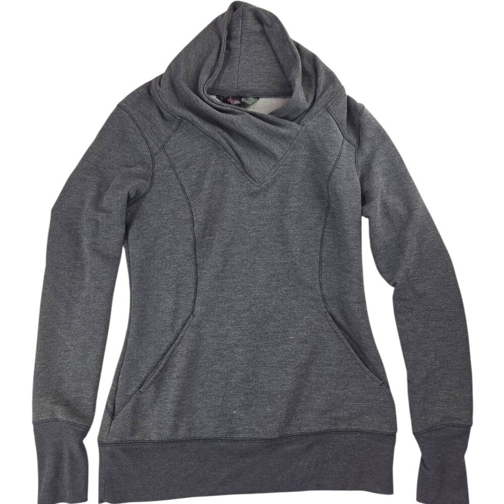 Stoic | Gray, Cowl Neck Sweatshirt | Size Small